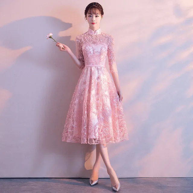 style 13 Невесты чонсам, Восточный стиль Для женщин свадебные Qipao модный элегантный в китайском стиле длинное платье роскошный халат Платья для вечеринок Vestido XS-XXL - Цвет: style 13