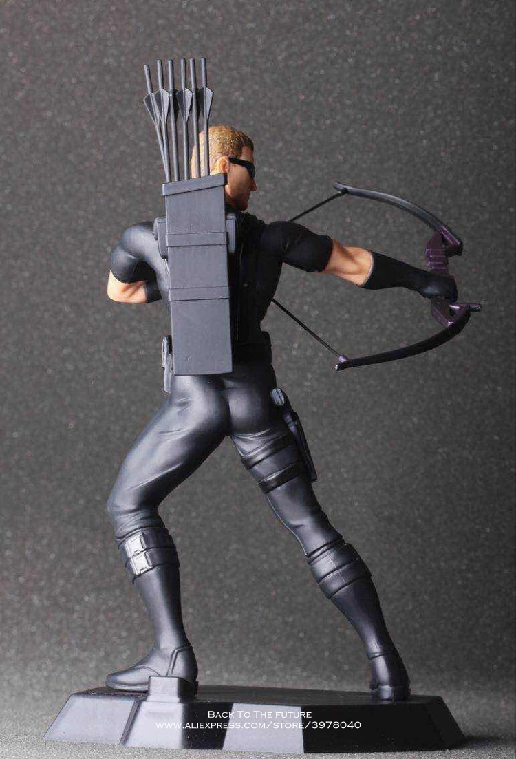 Фигурки героев мультфильма Марвел мстители Hawkeye 22 см мини фигурки из ПВХ для