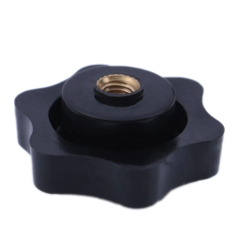 5 шт. M5 Plum Bakelite ручная затяжка гайки ручка резьба звезда механические черные для