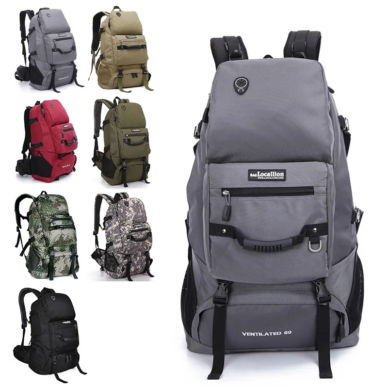 45L Waterproof Polyester Travel Backpack Rucksack Outdoor Sport Bag Mountaineering  Camping Hiking Trekking Mochila | Спорт и
