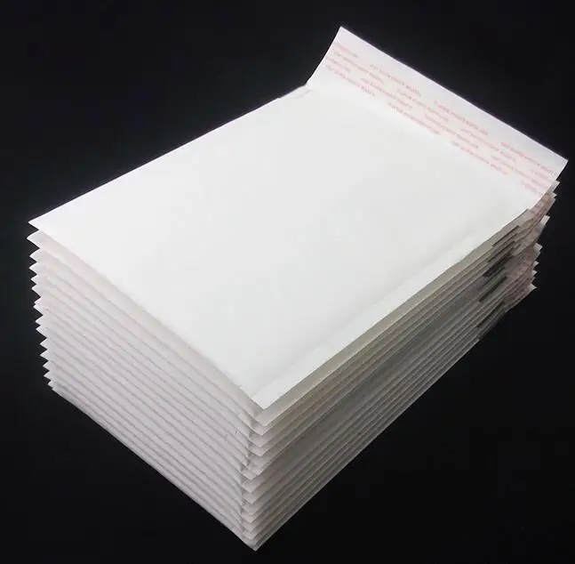 

20pcs White paper bag, kraft bags for packaging, Express bag Poly Envelope Mailing Bubble Bags