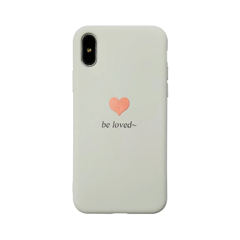 Чехол для телефона GlamPhoneCase милое Красное сердце любовь iPhone 7 8 Plus XS Max XR чехлы X 6 S