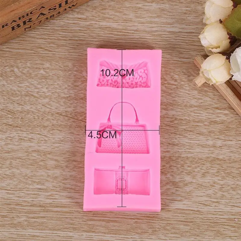3D бумажник сумка силиконовое мыло для помадки желе конфеты шоколадное украшение