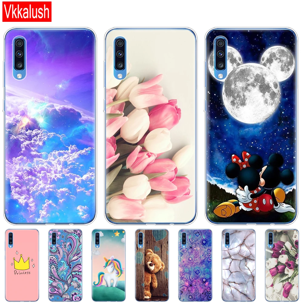 Чехол для samsung A70, чехол, мягкий ТПУ, задняя крышка для телефона samsung Galaxy A70, силиконовый чехол, Coque Capa A 70, A705, A705F, бампер
