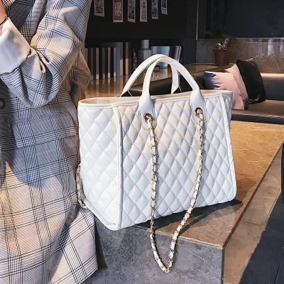 Модные женские большие сумочки в европейском стиле ретро сумка на плечо 2019 новая