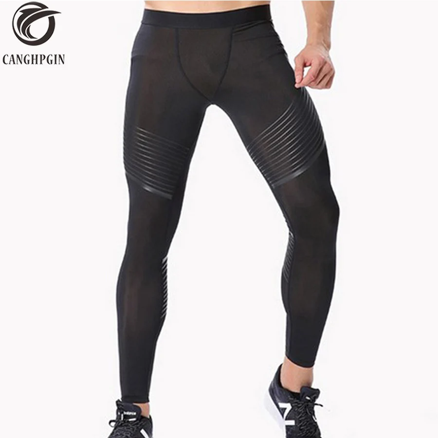 Sport Leggings Men Compression Pants  Male Sportswear Clothing Gym Compression Fitness Athletic Trousers Male Jogging