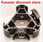 6 комплектов в партии красочные все металлические 3D Kossel принтер 2020 алюминиевый сплав delta Угол комплект коссель углу комплект быстрая доставка