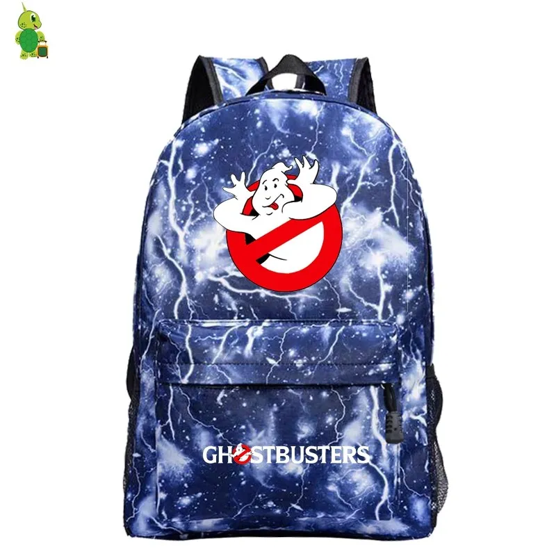 Рюкзак Ghostbusters школьные сумки для подростков мальчиков и девочек Galaxy Space рюкзак