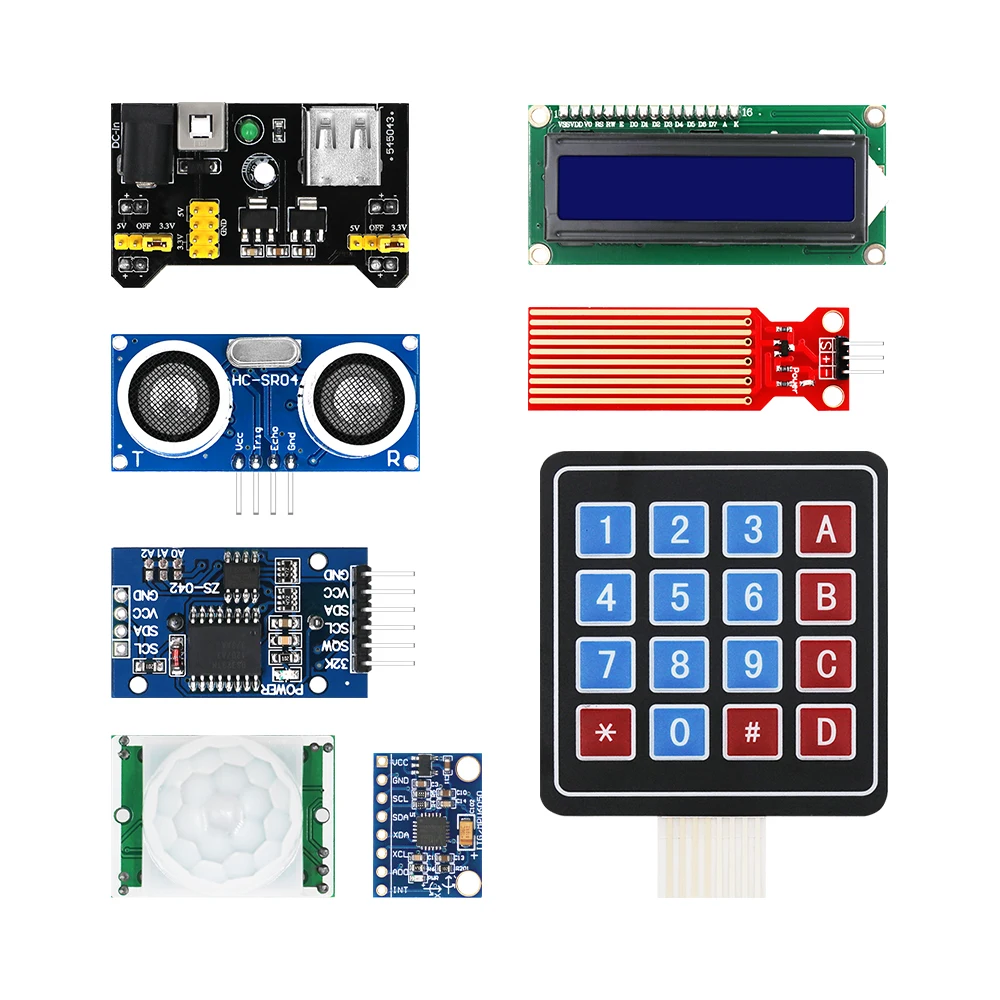 Модули датчика s 45 в 1 лучше чем стартовый комплект 37 для Arduino UNO R3|Демонстрационные