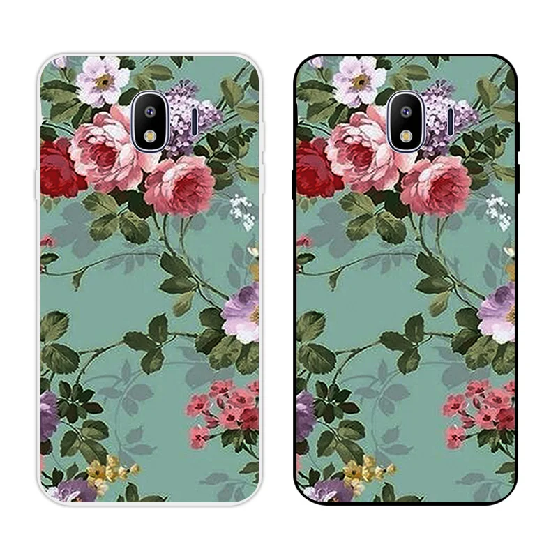 Soft TPU Case for Samsung Galaxy J4 2018 J400 SM-J400F Cover Silicone Scen Coque Protector Bumper |