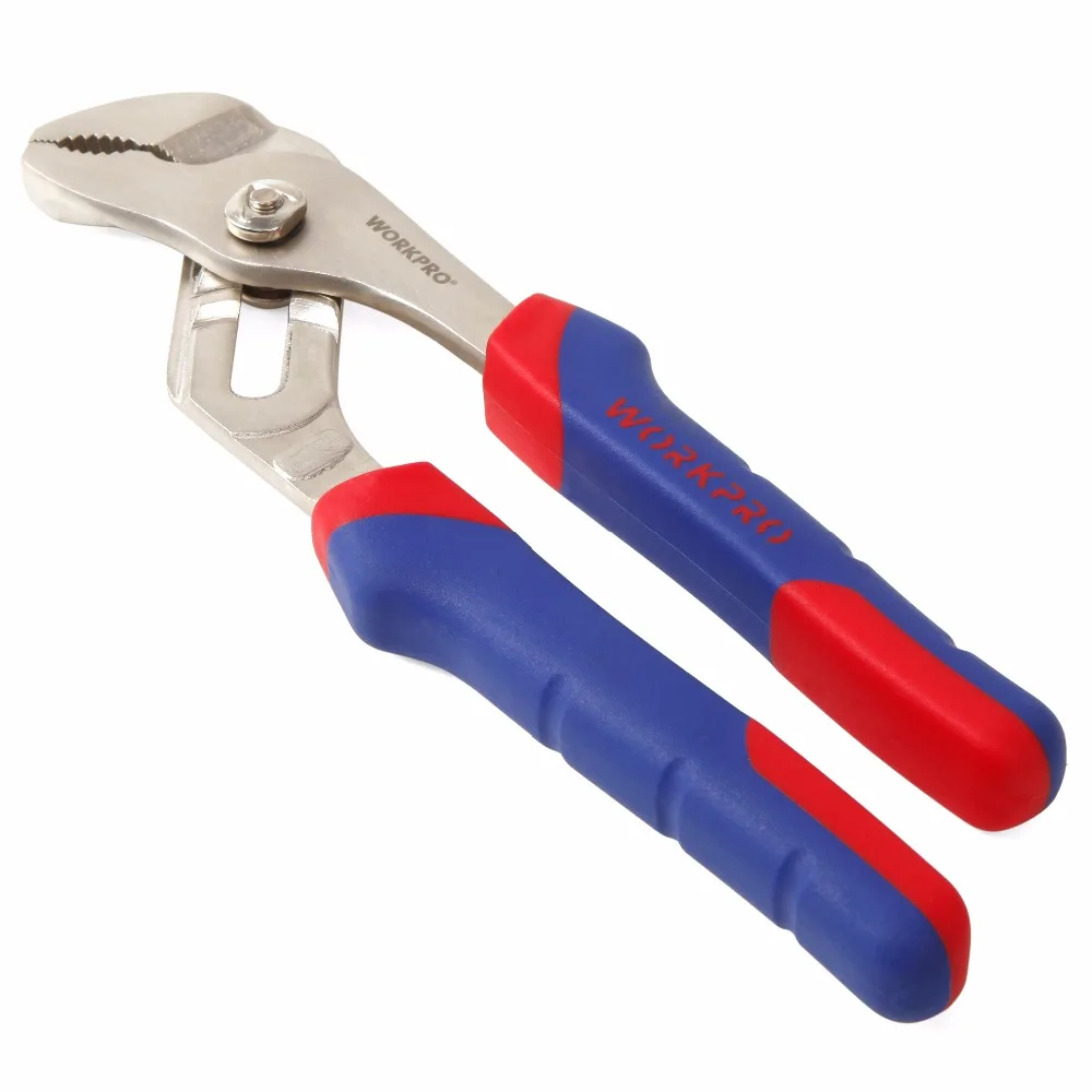 WORKPRO плоскогубцы для водяного насоса пазовые шарнирные регулируемые