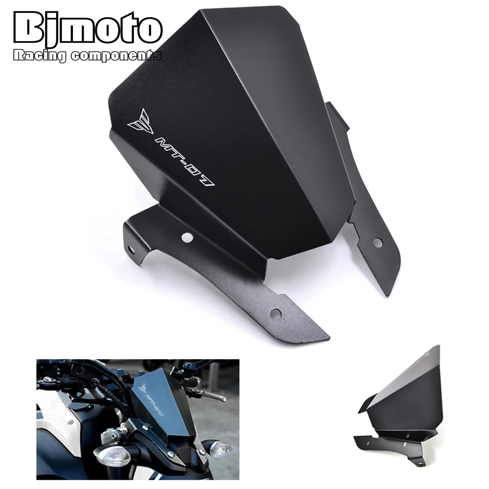 

BJMOTO MT-07 MT 07 Motorcycle Aluminum Motorbike Windshield Windscreen For Yamaha MT07 2013 2014 2015 2016 2017 2018 2019 2020