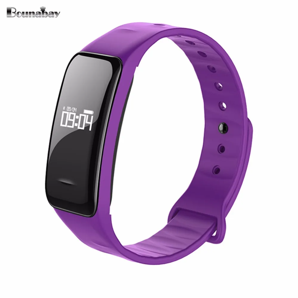 BOUNABAY Фитнес Смарт Спорт браслет часы для женщин женские сна леди Bluetooth