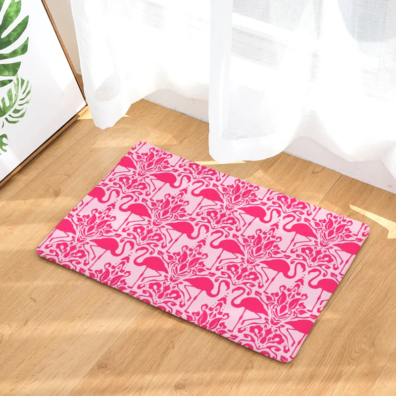 Коврики для входной двери с рисунком фламинго 40x60 см 50x80 см|door mat|decorative matshome mat |