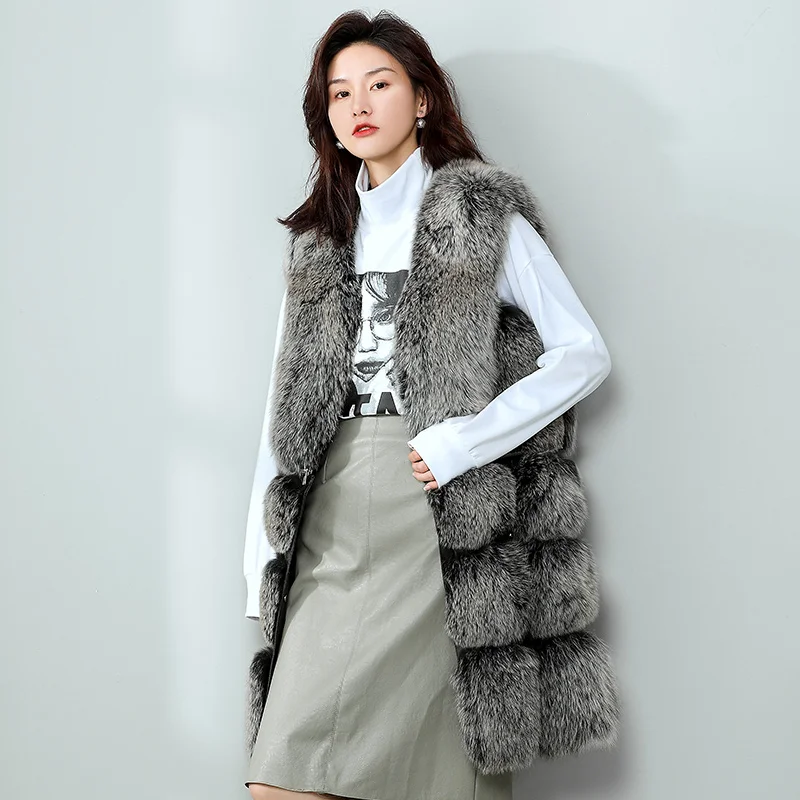 2008 New Slim and Fox Fur Coat JV19767 | Женская одежда