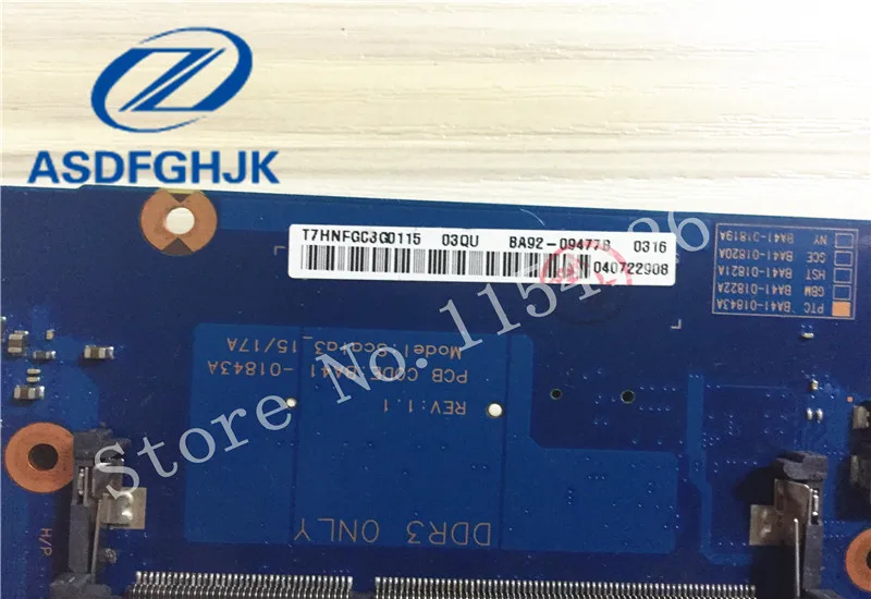 Оптом материнская плата для ноутбука Samsung NP305 NP305E5A BA41 01820A BA92 09477A 09477B DDR3