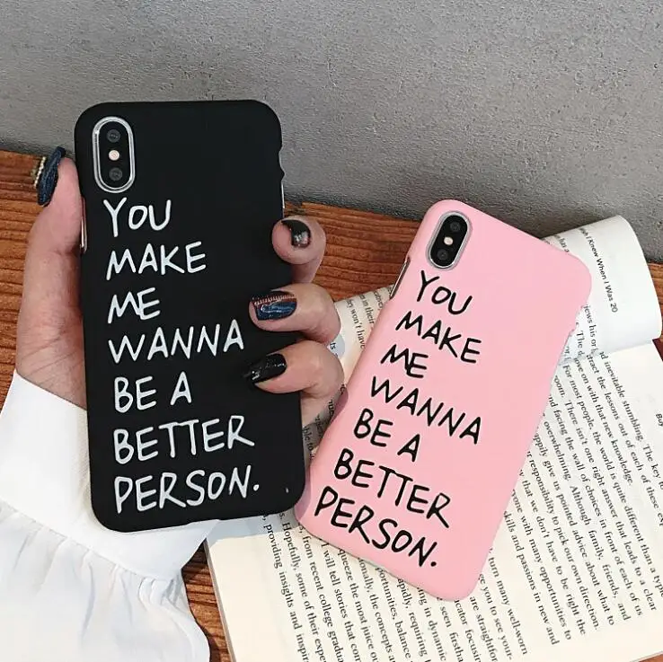 Для iphone 7 8X6 Чехол для Fundas 6 S s 5 5s se чехол X XR XS Max 8 Plus жесткий черный розовый |