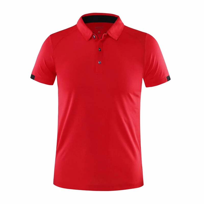 S219 red Мужские wo мужские теннисные майки с коротким рукавом для гольфа, спортивная одежда, рубашка для бадминтона, футболка для бега на открытом воздухе, спортивная одежда, быстросохнущая - Цвет: S219 red