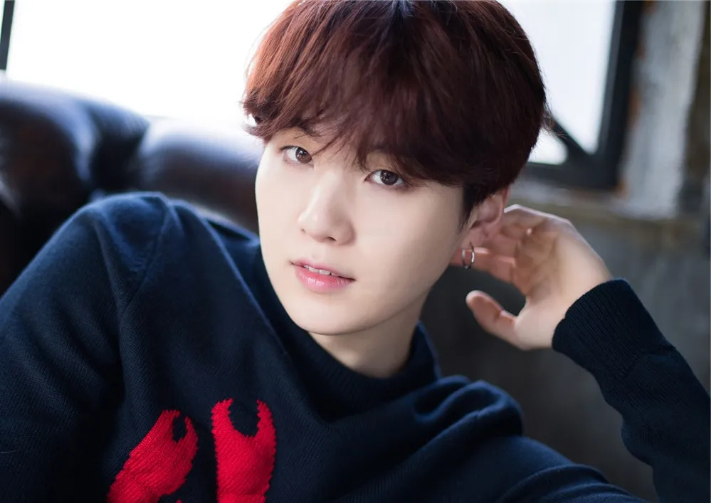 Kpop плакаты наклейки на стену koren популярная группа глянцевая бумага принты украшение дома яркий цвет - Цвет: Армейский зеленый
