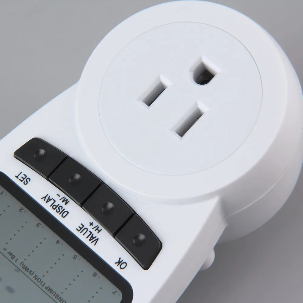 TS 1500 электронный измеритель энергии ЖК монитор подключаемый счетчик