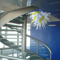 style chandelier lighting hand blown glass art murano chandelier italian lighting for staircase