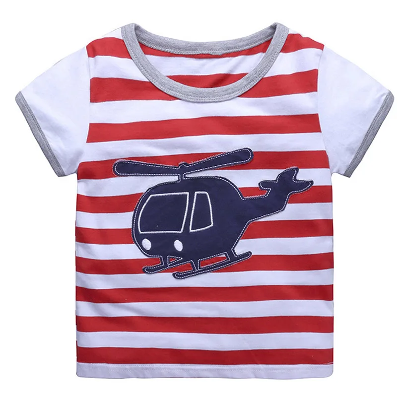 N Baby Clothing Children Boys Girls T-shirts Monster 95%Cotton Short Sleeve Print Crocodile T Shirt for Boy Tops Tees Kids Clothes - Цвет: N