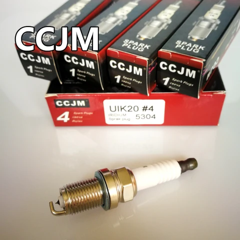 Свеча зажигания 4 шт./лот CCJM иридиевая Автомобильная оригинальная IK20 5304 свеча мощность для audi настроенная aorolla camry