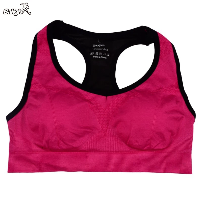 

Women Breathable Sports Bras Seamless Push Up Padded Thin Running Bra Gym Tops