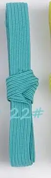 DIY Швейные принадлежности эластичная лента/ручной работы пояс/красочные эластичные ленты/лямки для одежды S0020 смешанные цвета ширина 10 мм - Цвет: NO22