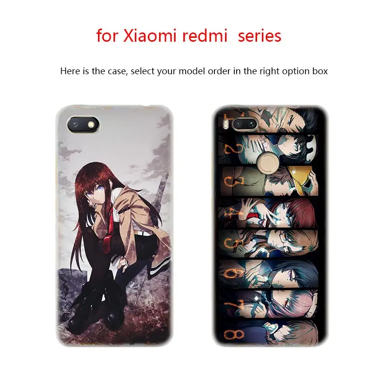 Аниме Чехол для Xiaomi Mi 10 8 A2 A3 CC9 Lite 9 Note Pro a1 a2 5x 6x аниме Steins Gate|Бамперы| |
