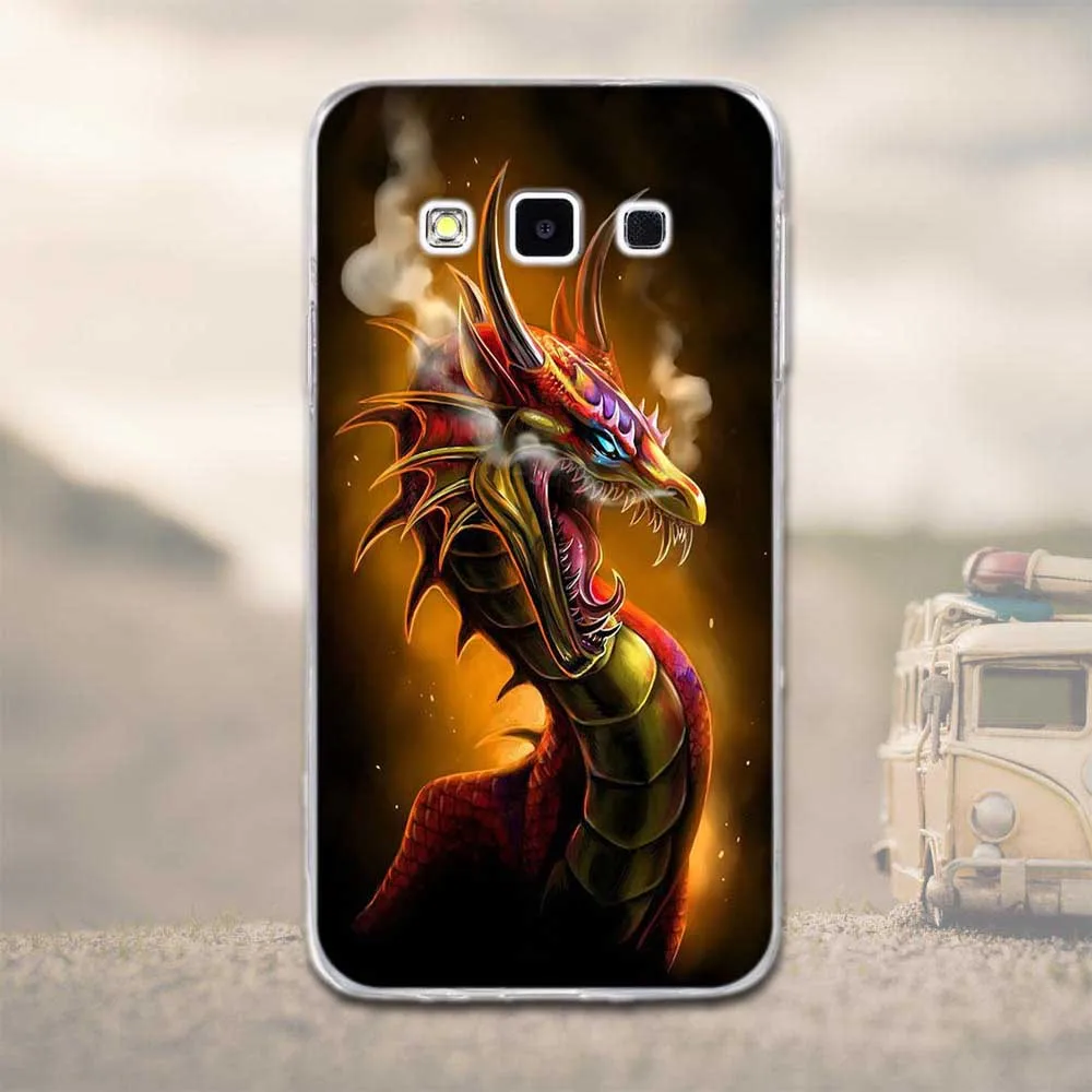 Мягкий чехол из ТПУ для Samsung Galaxy A3 2015 A300 Ультратонкий силиконовый с принтом A3000 4 5
