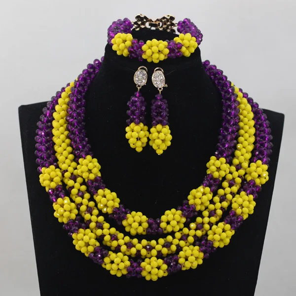 Великолепные серебряные/синие Африканские свадебные массивные комплекты