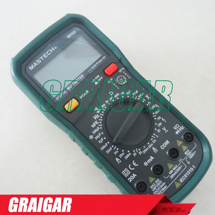 Дешевые Mastech MY65 DMM Цифровой мультиметр|digital multimeter|mastech my65multimeter digital |
