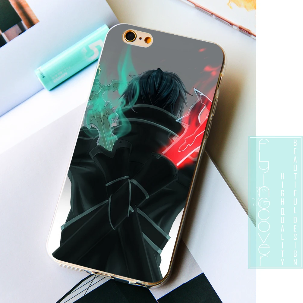 Fundas Anime Sword Art Online Clear Soft Silicone Phone Cases for iPhone XS Max XR X 7 8 6 6S Plus 5S 5 SE 5C 4S iPod Touch 5. |