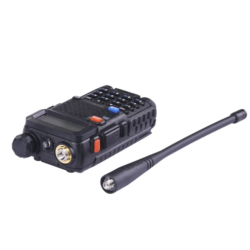 Portable Radio Set BaoFeng UV-5R 5W Dual Band VHF/UHF Handheld Two Way Radio CB Walkie Talkie Ham Radio Communicator Transceiver