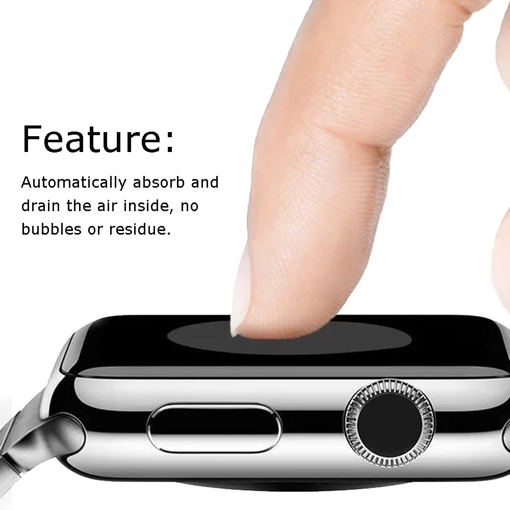 Защитная пленка для экрана Gosear из закаленного стекла твердость 9H Apple Watch iWatch i Wach