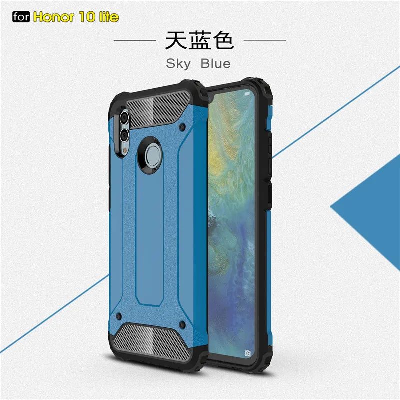 Чехол для Huawei Honor 10 Lite из ТПУ и поликарбоната защитный бампер чехол 6 21'' |