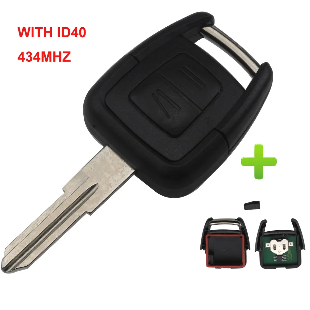 Пульт дистанционного управления jingyuqin 2B чип DELPHI ID40 для Vauxhall Opel Astra Vectra Zafira ASK 433 92