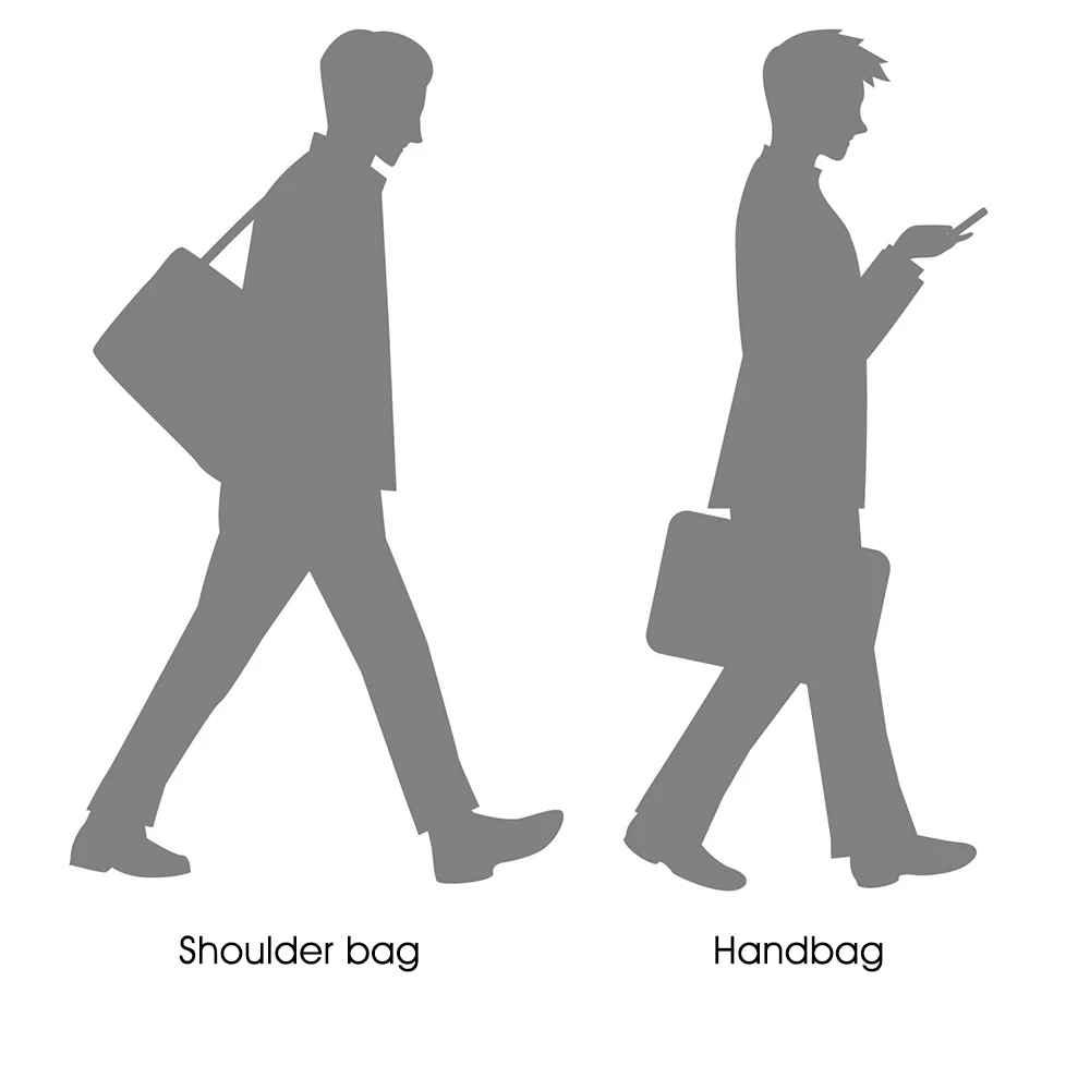 Aoking New Black Nylon Men's Bag Briefcase for Laptop Portable Business Briefcase for Documents Large Capacity Messenger Bag Boy