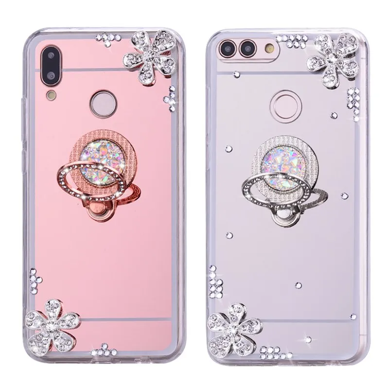 Зеркальный чехол для Huawei Honor 9c 7s 8S 8x 8c 8a 10 Lite P Smart 2019 Y6 Y7 Prime Y9 2018 10i 20 9 P30 Pro