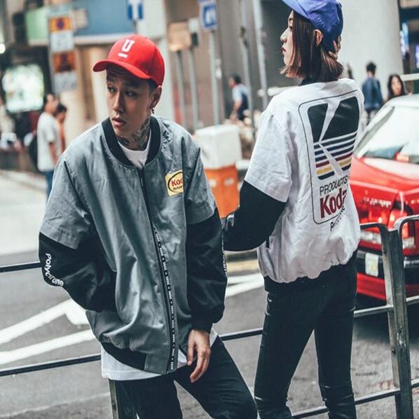 MA1 куртка бомбер Harajuku пилот уличная Печать Куртки мужские новые женские/мужские