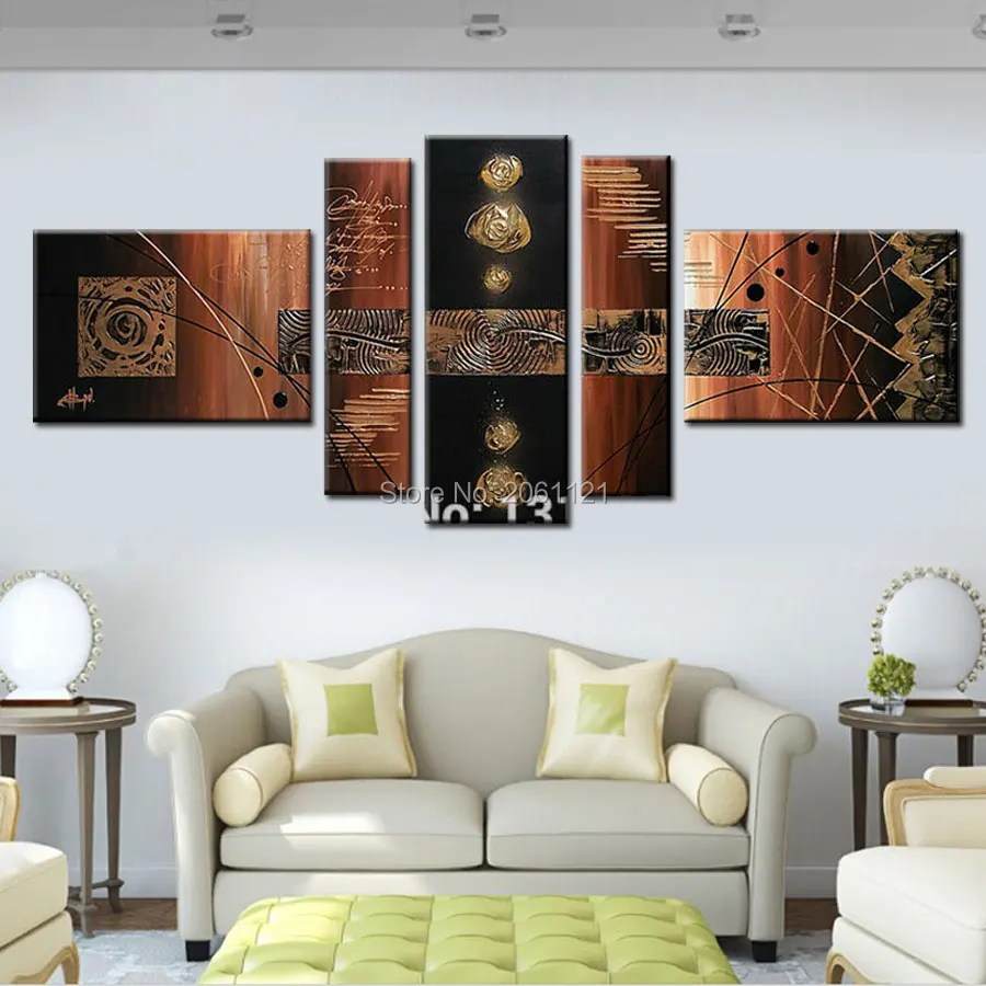 100% ручная работа современная абстрактная картина маслом на холсте темно черный