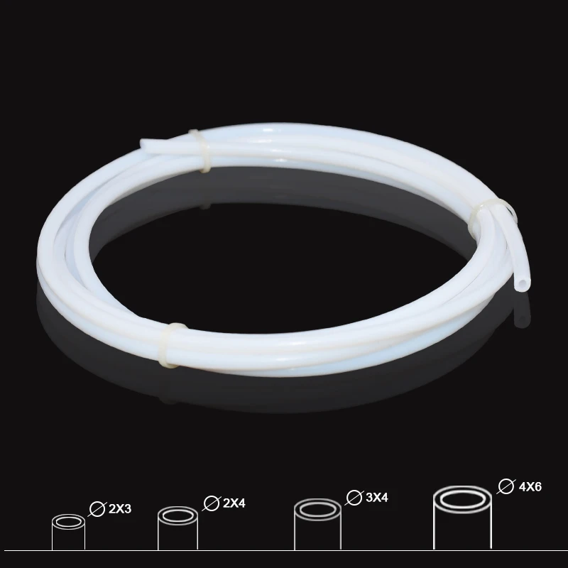 

PTFE Tube Teflonto Bowden extruderRepRap Rostock V5 V6 J-head Hotend 1.75/3.0mm Filament ID 2mm 3mm 4mm Pipe 3d Printer Parts