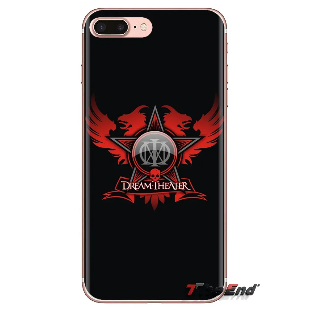 Мягкие прозрачные чехлы для Xiaomi Mi4 Mi5 Mi5S Mi6 Mi A1 A2 5X6X8 9 Lite SE Pro Max Mix 2 3 2S dream theater logo |