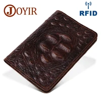 joyir designer crocodile pattern passport cover men women 2020 rfid travel wallet id credit card holders cover unisex new