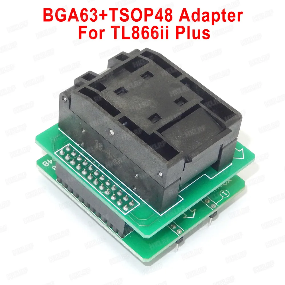 Заводская цена TSOP48 SOP32/40/48 BGA63 адаптер с для TL866II плюс USB программатор|Интегральные