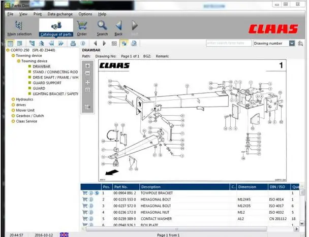 Акция CD 7 1 + CLAAS MetaDiag Parts Doc 2 сельскохозяйственные (обновление 412) 2016 органайзер