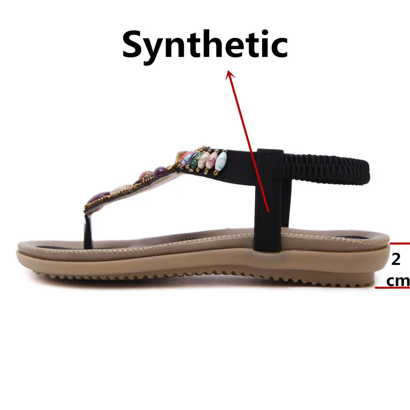 COVIBESCO Classic Round Toe Rome Casual Shoes Woman Pu Leather String Bead Solid Women Sandals 2019 Summer New Basic High Heels | Обувь