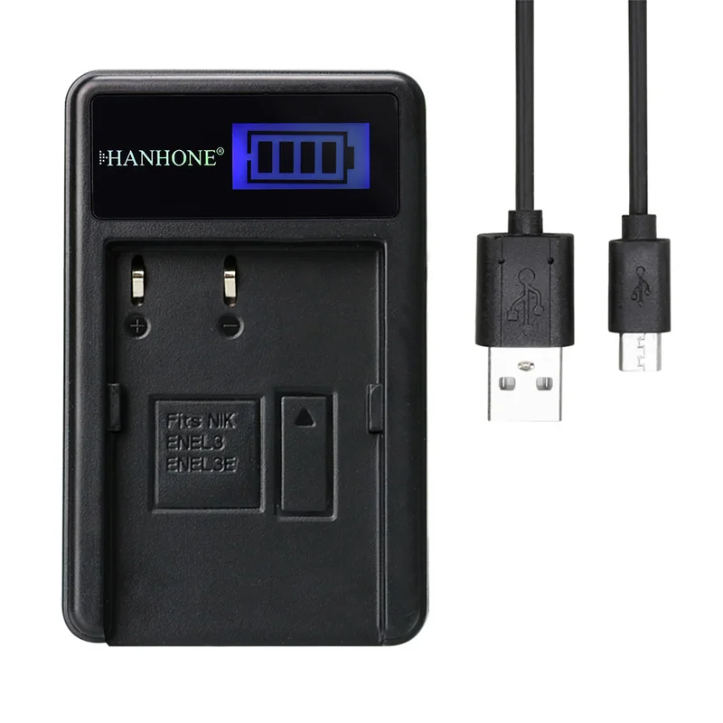 EN-EL13 Charger LCD USB Battery for Nikon D300S D300 D100 D200 D700 D70S D70 D80s D80 D90 D50 | Электроника
