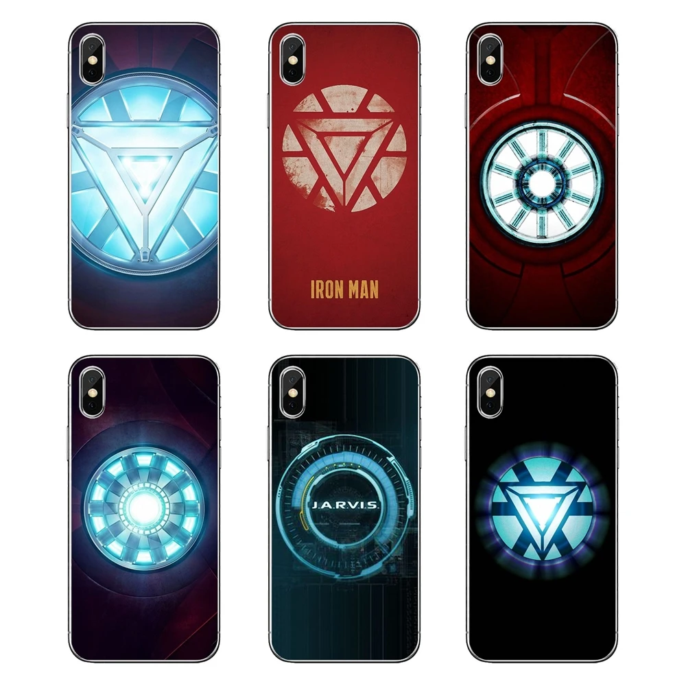 Мстители фильм супергерой Железный человек дуговой реактор логотип для Motorola Moto X4